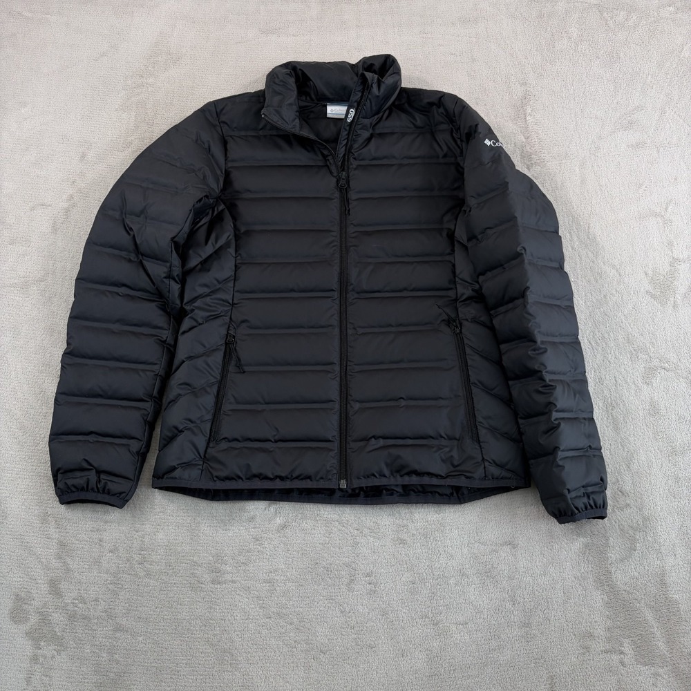 Columbia Lake 22 Duck Down 650 Fill‎ Power Puffer Jacket Black Women Medium NWOT